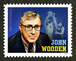 John Wooden United States Postage Stamp