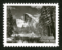 Half Dome - Yosemite National Park - 1938 United States Postage Stamp | Ansel Adams