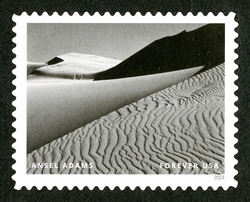 Dunes - Oceano - California - 1963 United States Postage Stamp | Ansel Adams