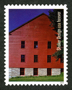 Tannery - Mount Lebanon Shaker Village United States Postage Stamp | Shaker Design