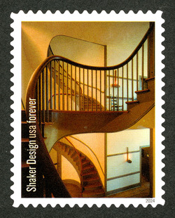 Staircases - Pleasant Hill Shaker Village United States Postage Stamp | Shaker Design