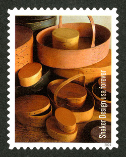 Bentwood Boxes and Carriers - Fruitlands Museum United States Postage Stamp | Shaker Design