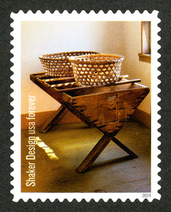 Cheese Baskets - Hancock Shaker Village United States Postage Stamp | Shaker Design