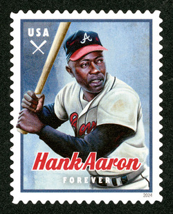 Hank Aaron United States Postage Stamp