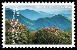 Blue Ridge Mountains - North Carolina USA United States Postage Stamp | The Appalachian Trail
