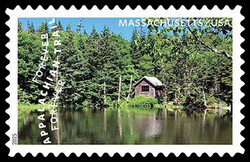 Cabin - Mount Greylock - Massachusetts USA United States Postage Stamp | The Appalachian Trail