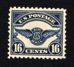 Air Service Emblem - Blue United States Postage Stamp
