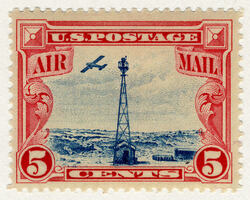 Beacon on Rocky Mountains United States Postage Stamp