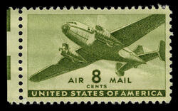 Transport Plane - Olive Green United States Postage Stamp
