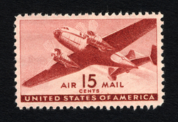 Transport Plane - Brown United States Postage Stamp