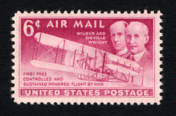 Wilbur and Orville Wright United States Postage Stamp
