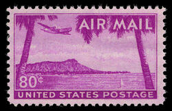 Diamond Head - Honolulu - Hawaii United States Postage Stamp