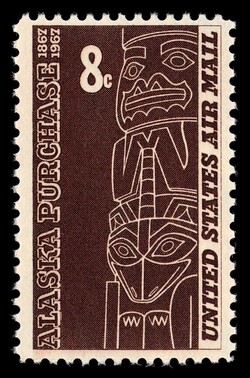Alaska Purchase United States Postage Stamp