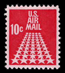 Fifty Star Runway United States Postage Stamp