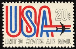 USA - Jet United States Postage Stamp