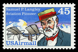 Samuel P. Langley - Aviation Pioneer United States Postage Stamp