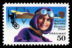 Harriet Quimby - Pioneer Pilot United States Postage Stamp