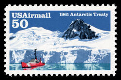 1961 Antarctic Treaty United States Postage Stamp