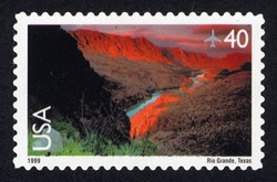 Rio Grande - Texas United States Postage Stamp