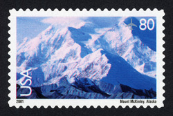 Mount McKinley - Alaska United States Postage Stamp