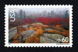 Acadia National Park - Maine United States Postage Stamp