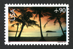 Hagatna Bay - Guam United States Postage Stamp