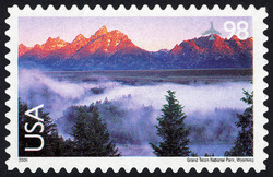 Grand Teton National Park - Wyoming United States Postage Stamp