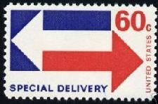 Arrows - Special Delivery - 60c United States Postage Stamp