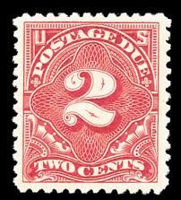 Postage Due - Second Release US Postage Stamp Series