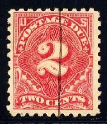 Postage Due - Number 2 - Rose United States Postage Stamp | Postage Due - Second Release