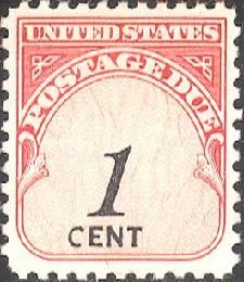 Postage Due - Fourth Release US Postage Stamp Series
