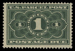 Parcel Post - Postage Due - Number 1 United States Postage Stamp | Postage Due - Fifth Release