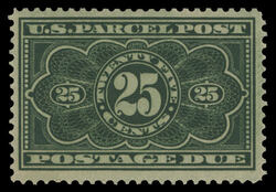Parcel Post - Postage Due - Number 25 United States Postage Stamp | Postage Due - Fifth Release