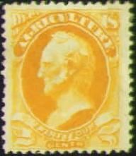 Winfield Scott - Yellow United States Postage Stamp | Agriculture Department