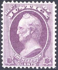 Winfield Scott - Purple United States Postage Stamp | Justice Department