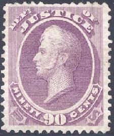 Oliver Perry - Purple United States Postage Stamp | Justice Department
