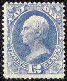 Henry Clay - Blue United States Postage Stamp | Navy Department