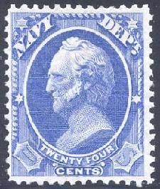 Winfield Scott - Blue United States Postage Stamp | Navy Department