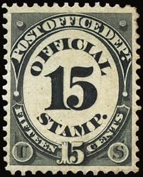 Official Stamp - Number 15 United States Postage Stamp | Post Office Department