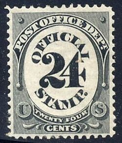 Official Stamp - Number 24 United States Postage Stamp | Post Office Department