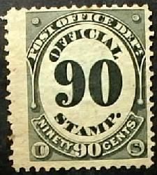 Official Stamp - Number 90 United States Postage Stamp | Post Office Department