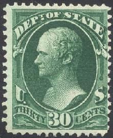 Alexander Hamilton - Green United States Postage Stamp | Department of State