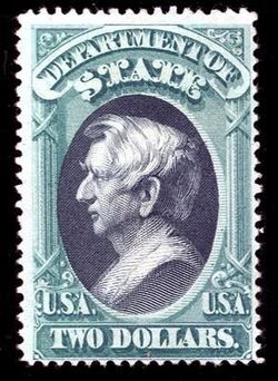 William Seward - Green United States Postage Stamp | Department of State