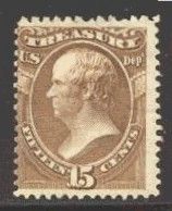 Daniel Webster - Brown United States Postage Stamp | Treasury Department
