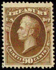 Oliver Perry - Brown United States Postage Stamp | Treasury Department