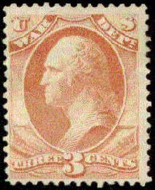 George Washington - Rose United States Postage Stamp | War Department