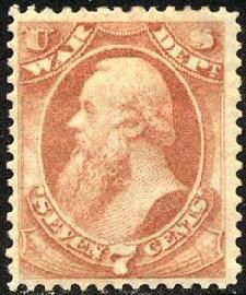 Edwin Stanton - Rose United States Postage Stamp | War Department