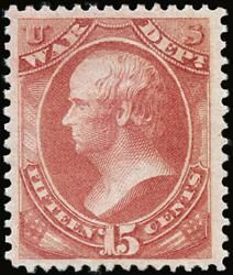Daniel Webster - Rose United States Postage Stamp | War Department