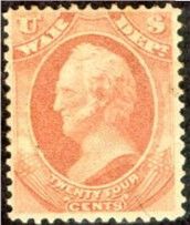 Winfield Scott - Rose United States Postage Stamp | War Department
