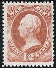 Henry Clay - Rose - Soft Paper United States Postage Stamp | War Department